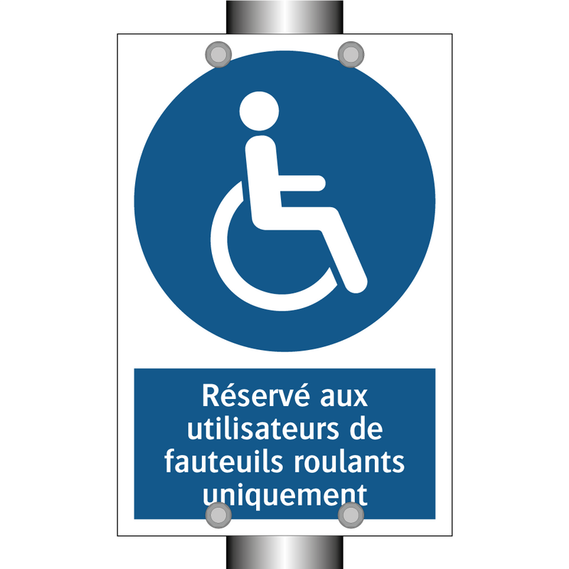 Réservé aux utilisateurs de fauteuils roulants uniquement