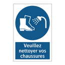 Veuillez nettoyer vos chaussures