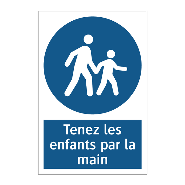 Tenez les enfants par la main