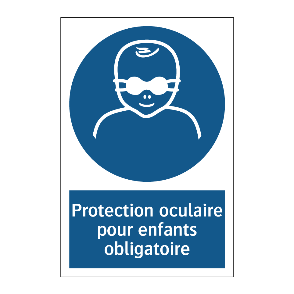 Protection oculaire pour enfants obligatoire