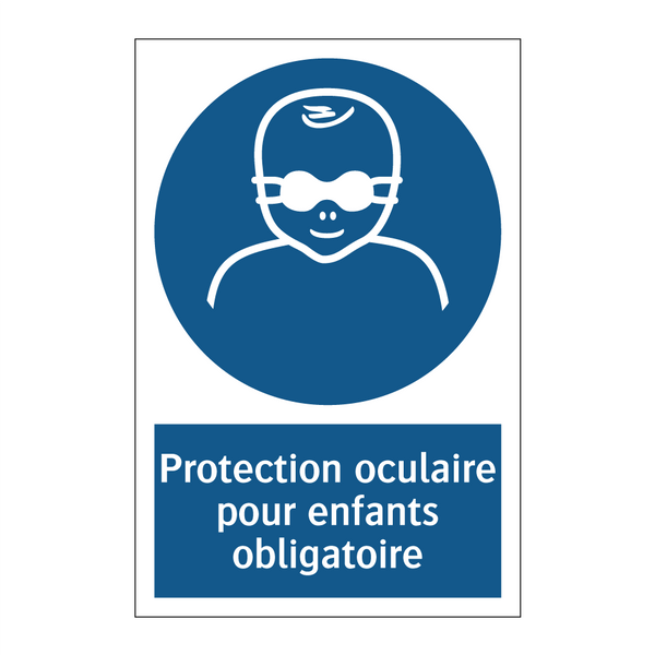 Protection oculaire pour enfants obligatoire