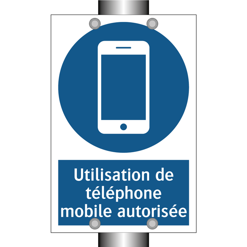 Utilisation de téléphone mobile autorisée