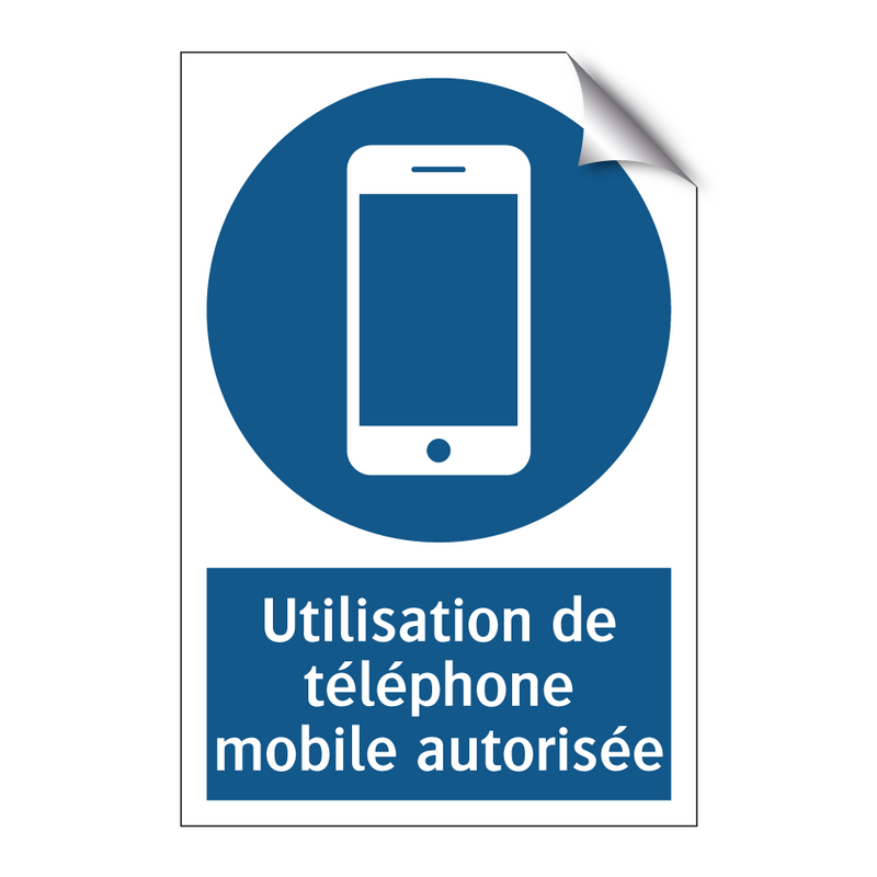 Utilisation de téléphone mobile autorisée