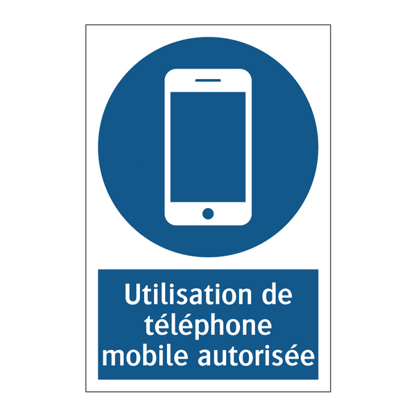 Utilisation de téléphone mobile autorisée