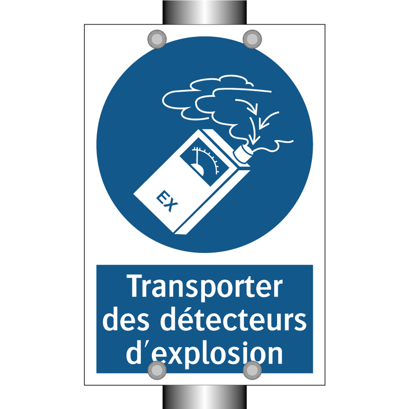 Transporter des détecteurs d'explosion
