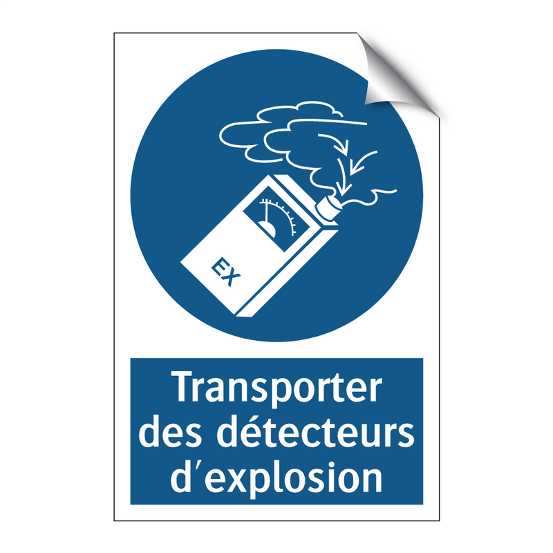 Transporter des détecteurs d'explosion
