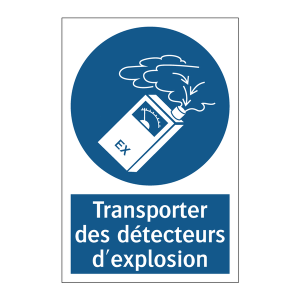 Transporter des détecteurs d'explosion