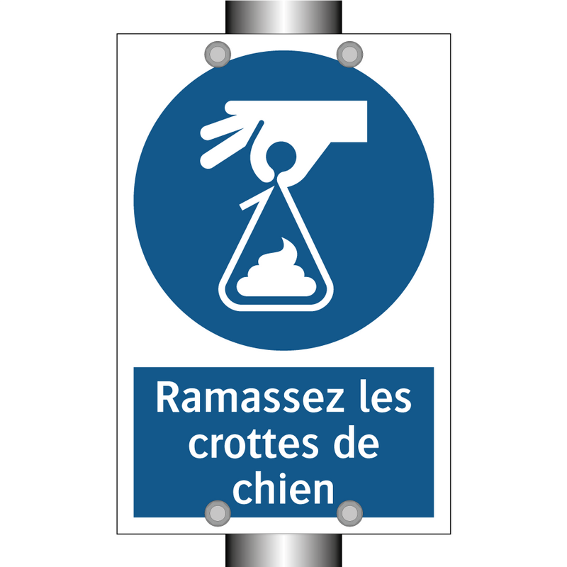 Ramassez les crottes de chien