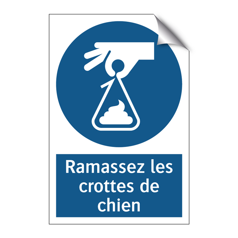 Ramassez les crottes de chien