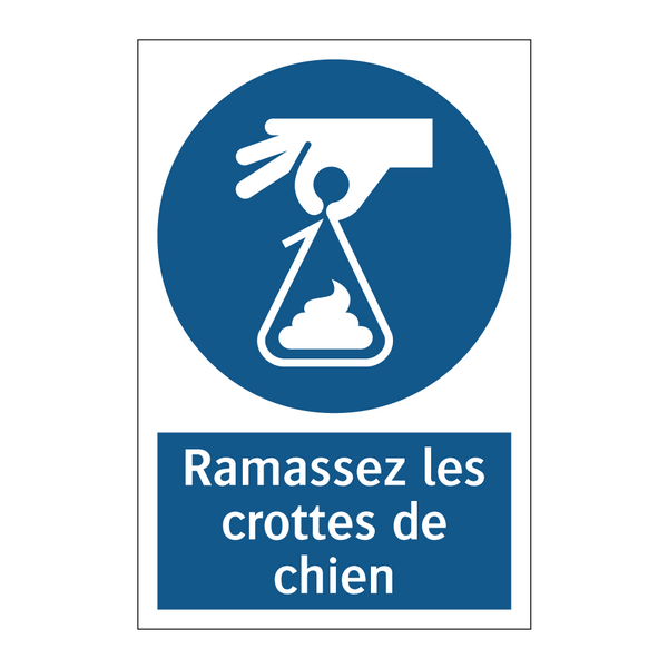 Ramassez les crottes de chien