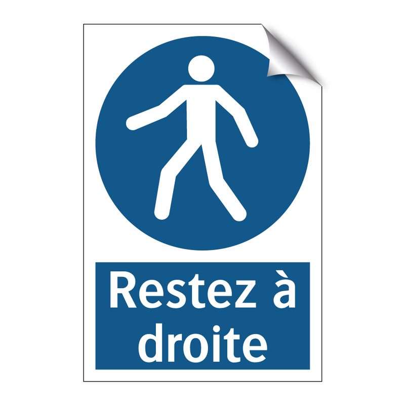 Restez à droite