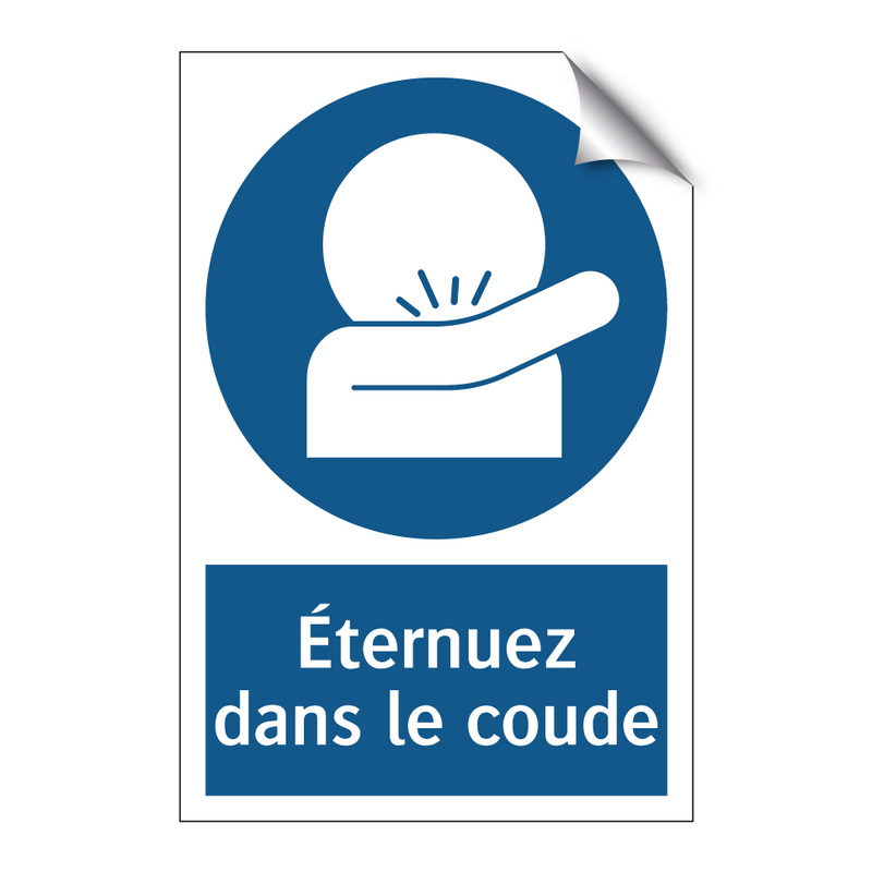 Éternuez dans le coude