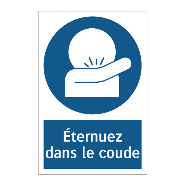 Éternuez dans le coude