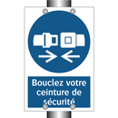 Bouclez votre ceinture de sécurité