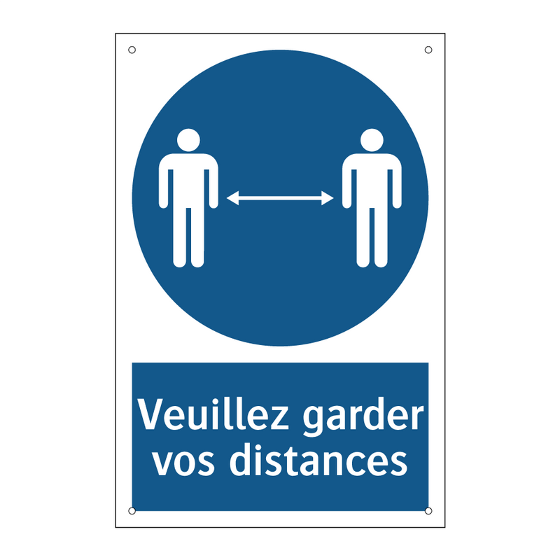 Veuillez garder vos distances