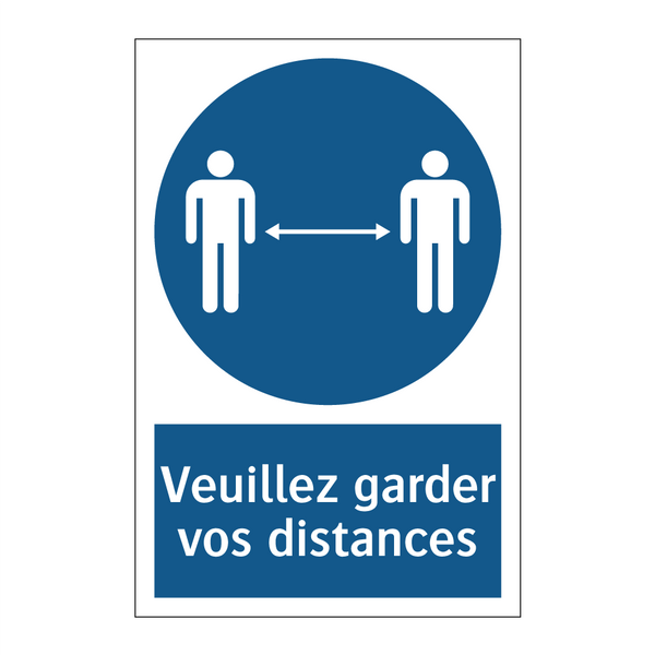 Veuillez garder vos distances
