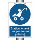 Stationnement des poussettes autorisé