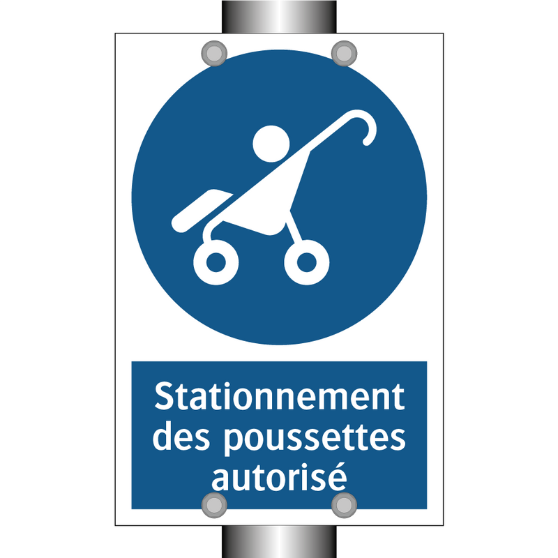 Stationnement des poussettes autorisé