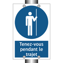 Tenez-vous pendant le trajet
