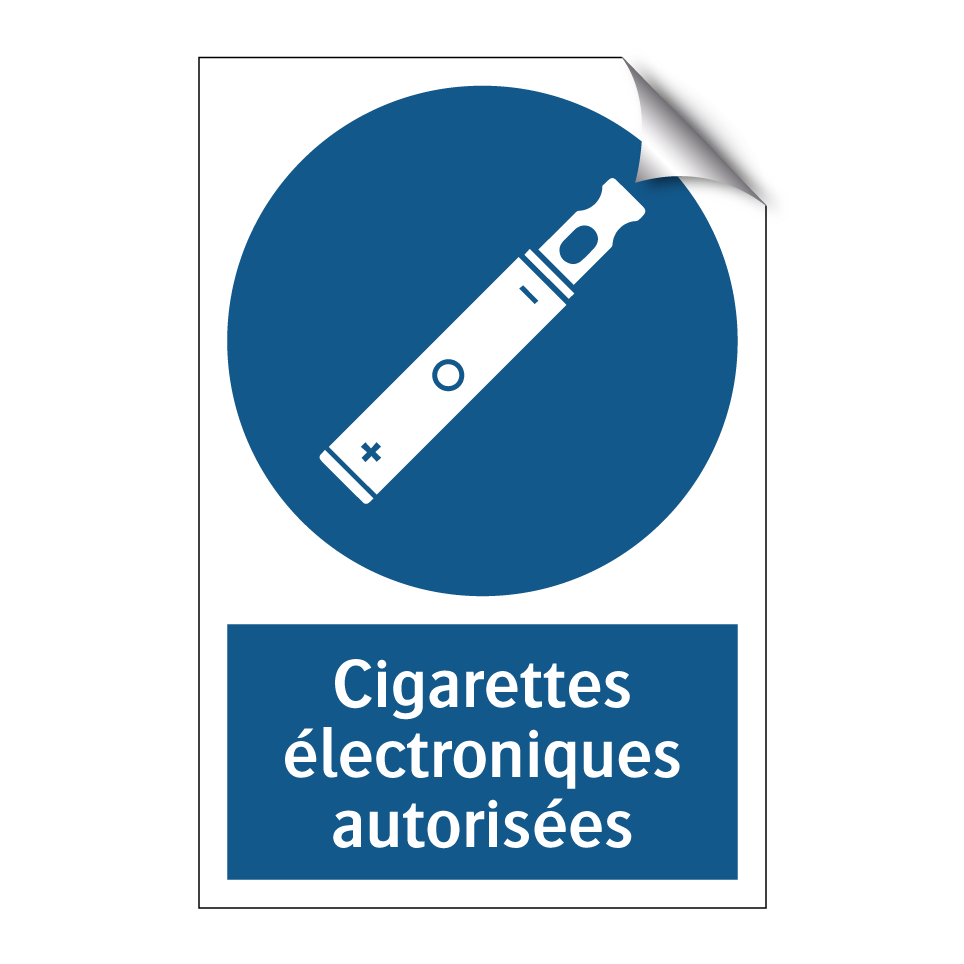 Cigarettes électroniques autorisées
