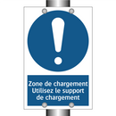 Zone de chargement Utilisez le support de chargement