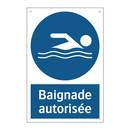 Baignade autorisée