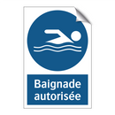 Baignade autorisée