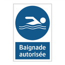 Baignade autorisée