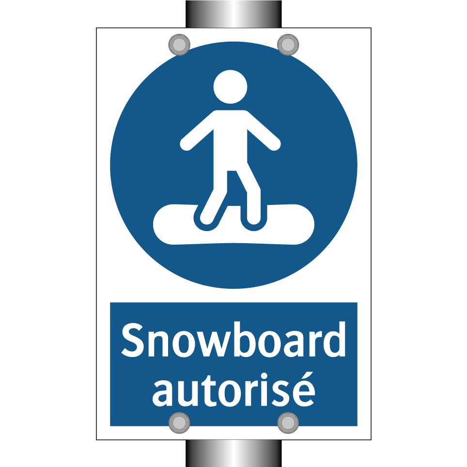 Snowboard autorisé