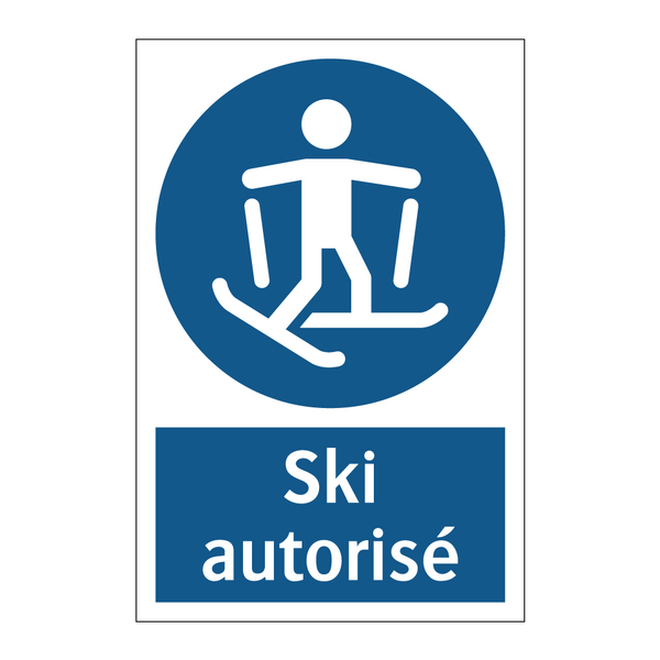 Ski autorisé
