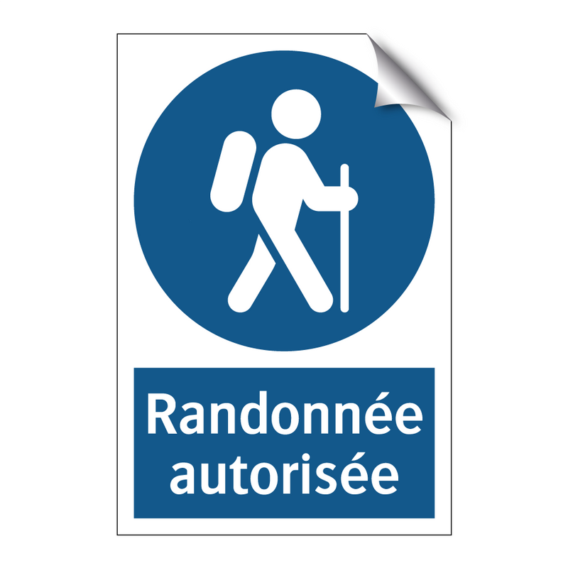 Randonnée autorisée