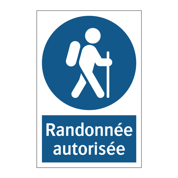 Randonnée autorisée