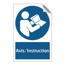 Avis/Instruction