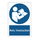 Avis/Instruction