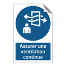 Assurer une ventilation continue