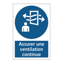 Assurer une ventilation continue