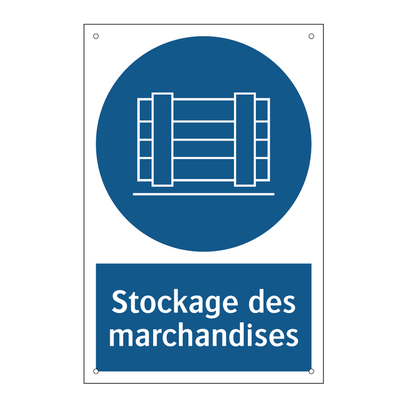 Stockage des marchandises