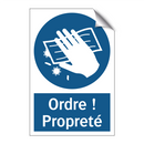 Ordre ! Propreté