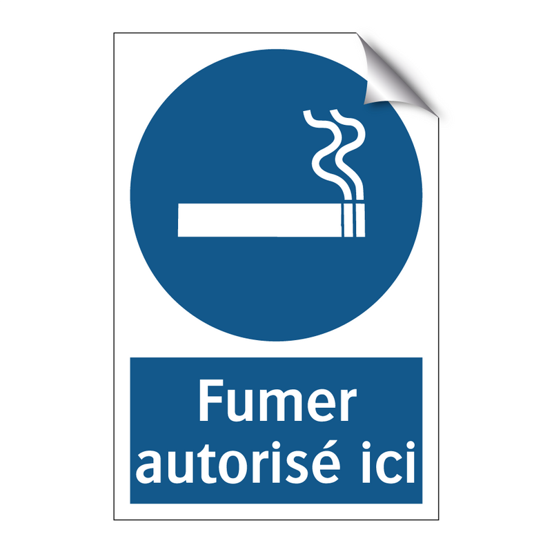 Fumer autorisé ici