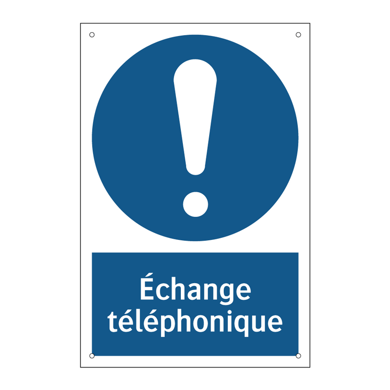Échange téléphonique
