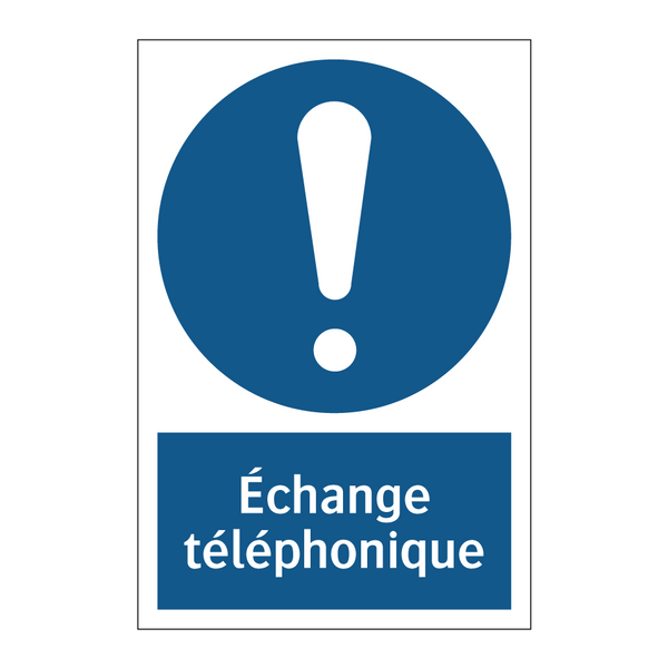 Échange téléphonique