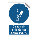 Ce terrain d'école est SANS TABAC