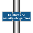 Ceintures de sécurité obligatoires