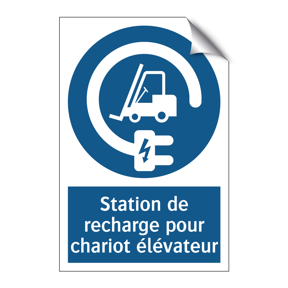 Station de recharge pour chariot élévateur
