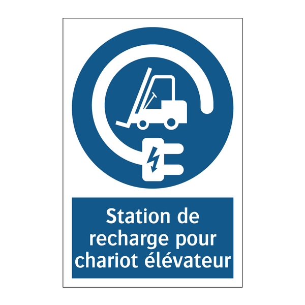 Station de recharge pour chariot élévateur