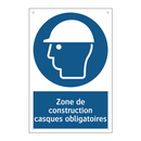 Zone de construction casques obligatoires