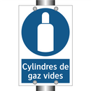 Cylindres de gaz vides