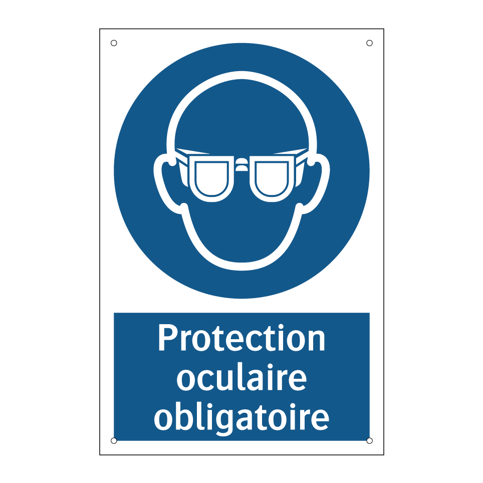 Protection oculaire obligatoire