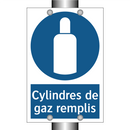 Cylindres de gaz remplis