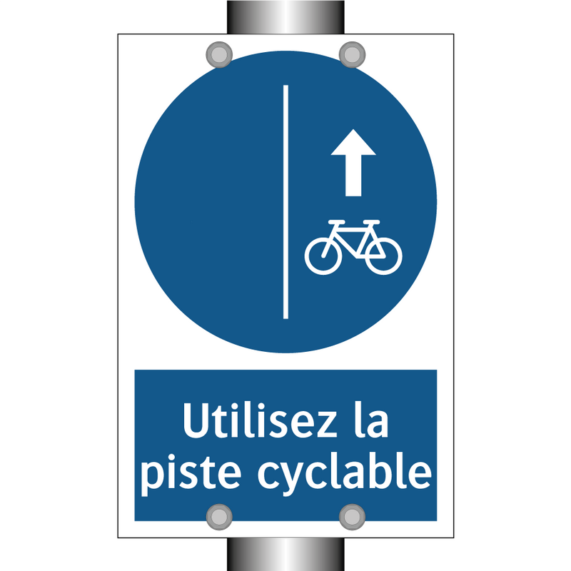 Utilisez la piste cyclable